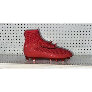 Under Armour Highlight 2 MC Knit Mens Football Cleats Size 11.5 Red Black